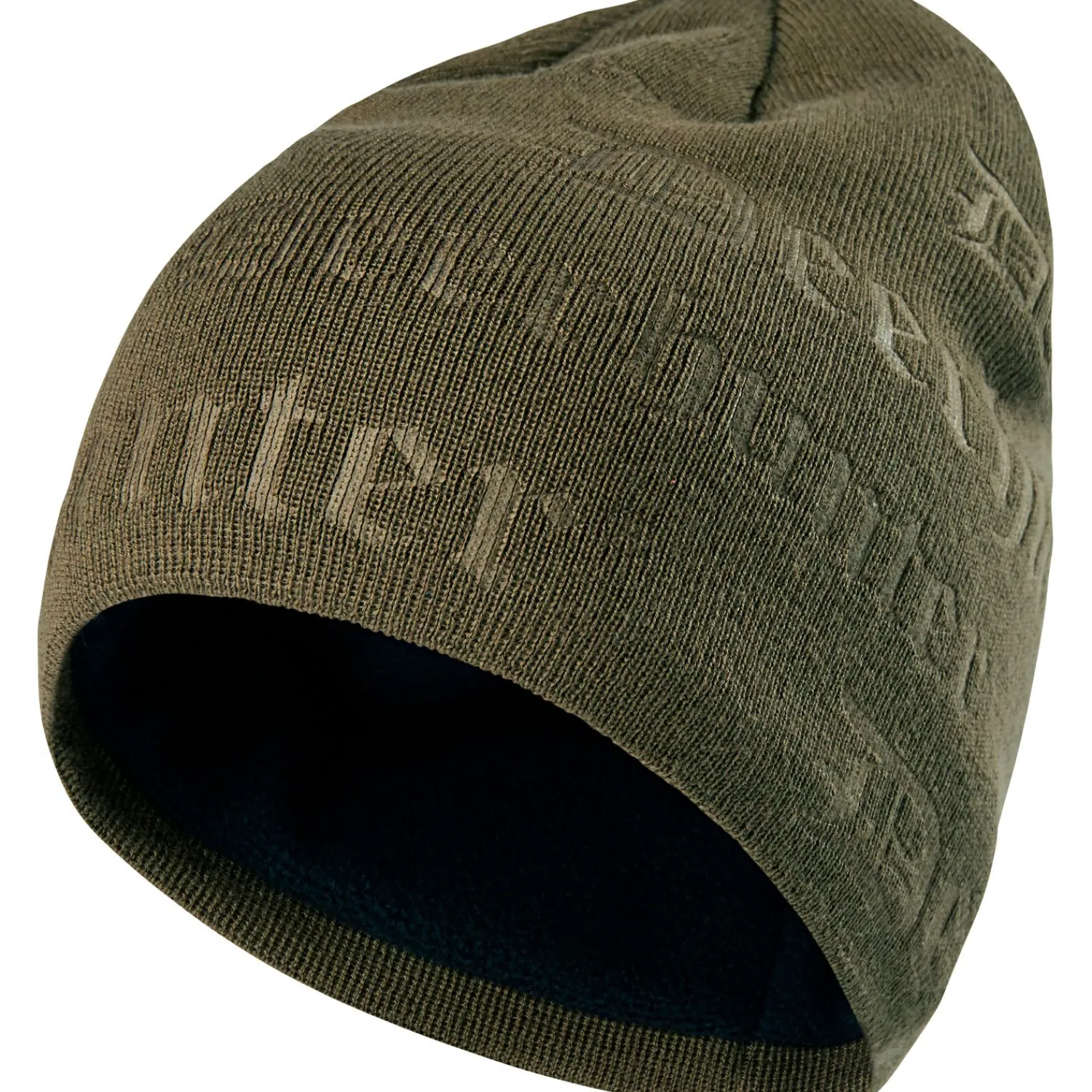 Deerhunter Logo Strickmütze (Tarmac Green)< Anglerhüte & Anglermützen