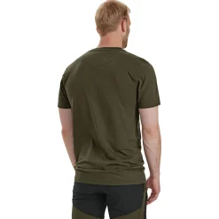 Deerhunter Logo T-Shirt Herren (Fallen Leaf)< Angelshirts & Angel-Oberteile