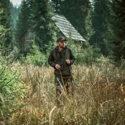 Hot Moor wattierte Jacke Herren, mit Strick (Timber) Outdoor- & Angel-Jacken