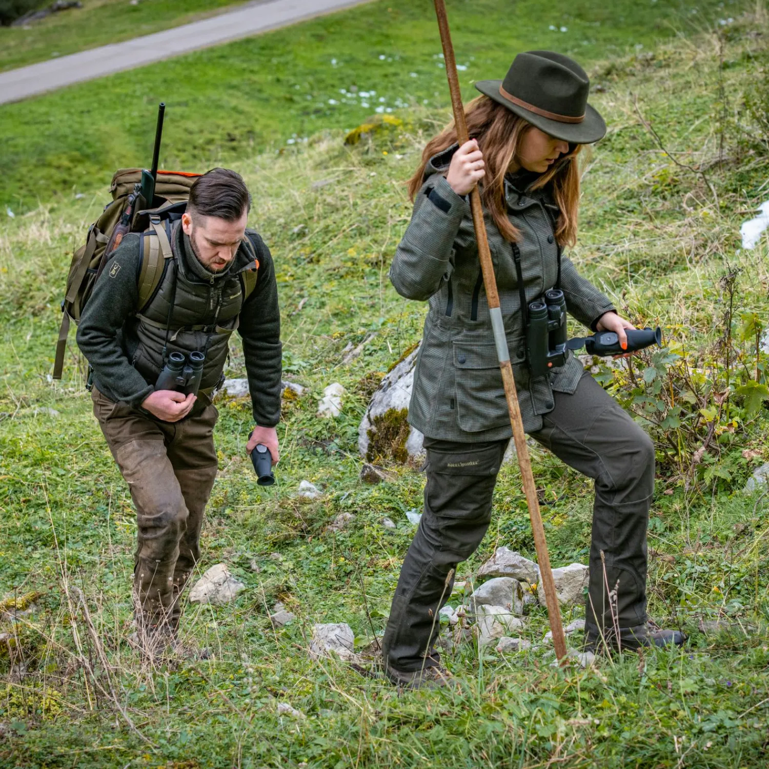 Hot Moor wattierte Jacke Herren, mit Strick (Timber) Outdoor- & Angel-Jacken