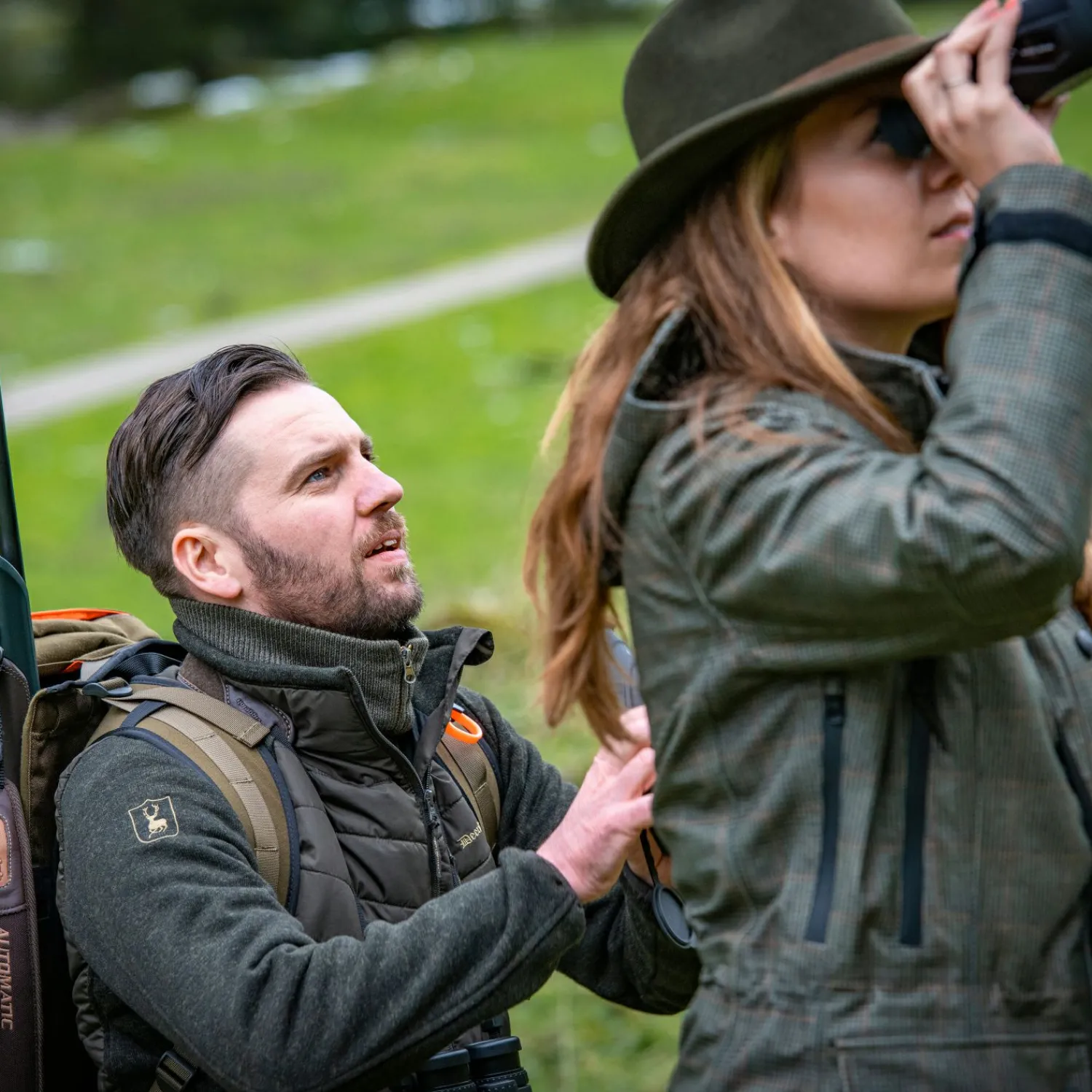 Hot Moor wattierte Jacke Herren, mit Strick (Timber) Outdoor- & Angel-Jacken