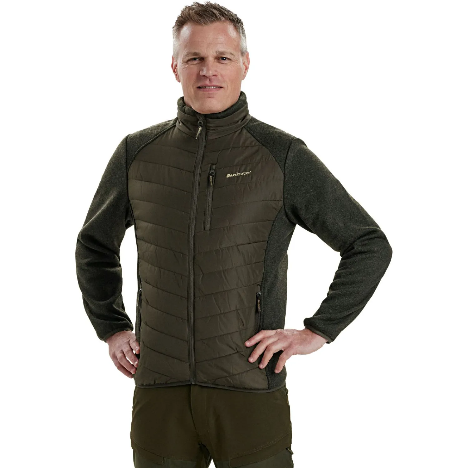 Hot Moor wattierte Jacke Herren, mit Strick (Timber) Outdoor- & Angel-Jacken