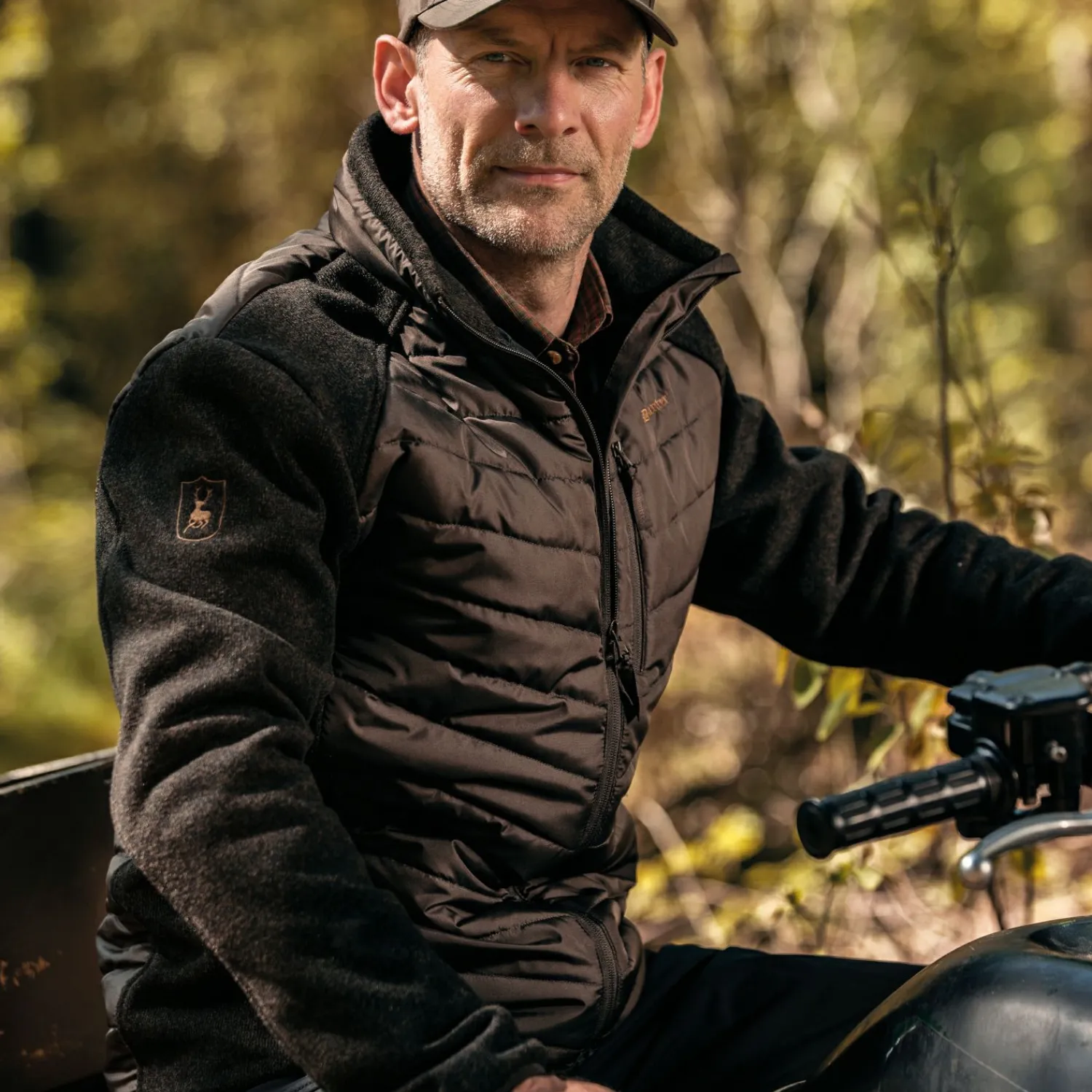 Hot Moor wattierte Jacke Herren, mit Strick (Timber) Outdoor- & Angel-Jacken