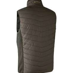 Clearance Moor wattierte Weste Herren, mit Strick (Brown Leaf) Outdoor- & Anglerwesten