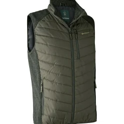 Deerhunter Moor wattierte Weste Herren, mit Strick (Timber)< Outdoor- & Anglerwesten