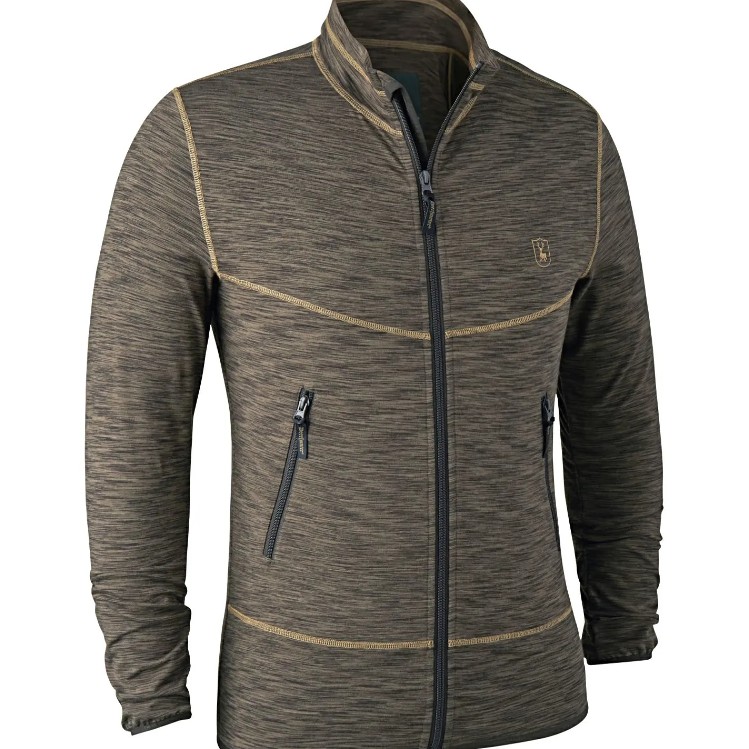 Deerhunter Norden Insulated Fleece Herren (Brown Melange)< Outdoor- & Angel-Unterwäsche