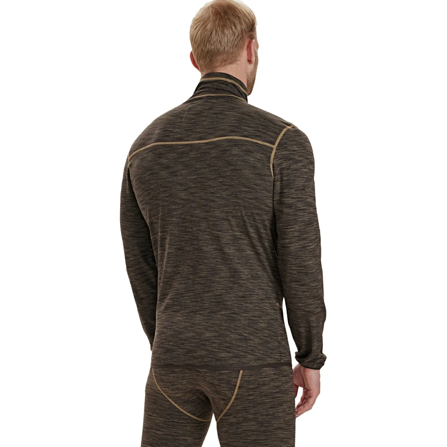Deerhunter Norden Insulated Fleece Herren (Brown Melange)< Outdoor- & Angel-Unterwäsche