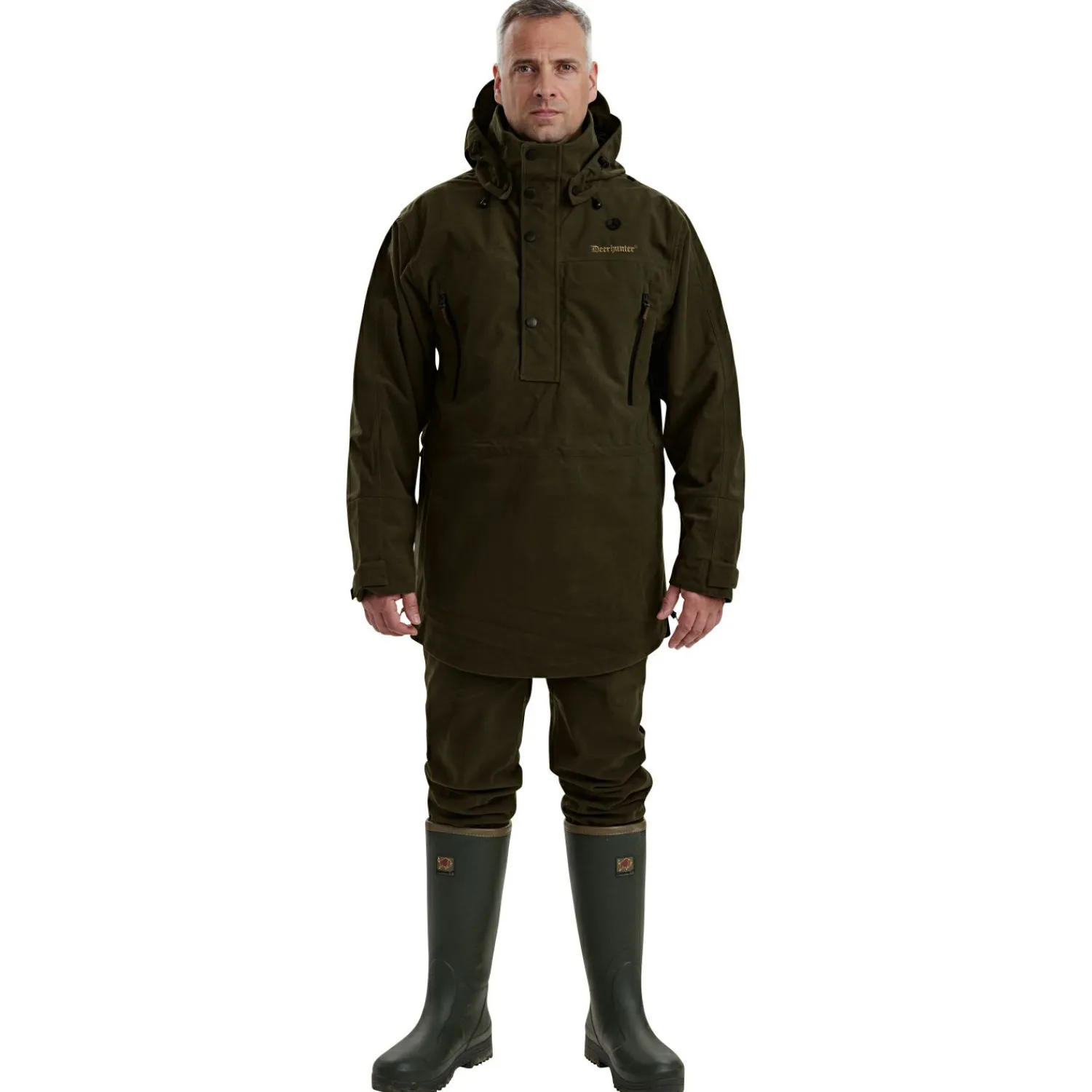 Clearance PRO Gamekeeper Anorak Herren (Peat) Outdoor- & Angel-Jacken