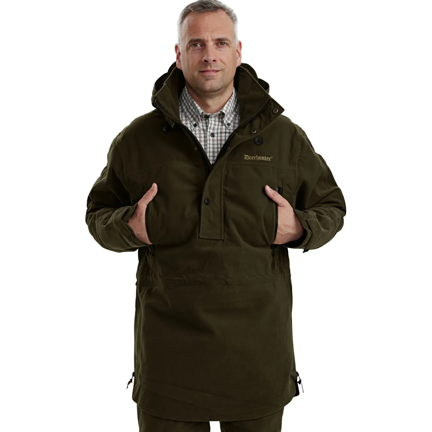 Clearance PRO Gamekeeper Anorak Herren (Peat) Outdoor- & Angel-Jacken