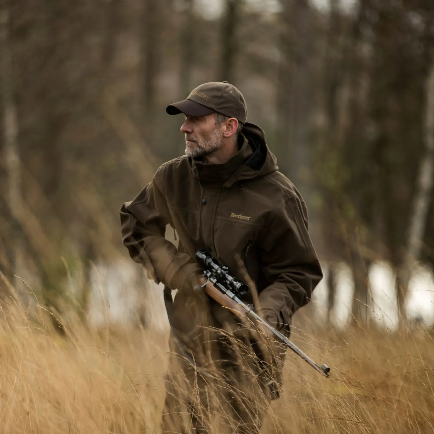Clearance PRO Gamekeeper Anorak Herren (Peat) Outdoor- & Angel-Jacken