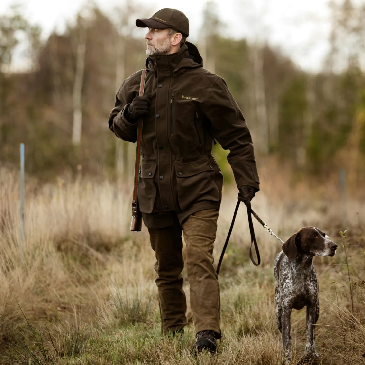 Deerhunter PRO Gamekeeper Jacke Herren (Peat)< Outdoor- & Angel-Jacken