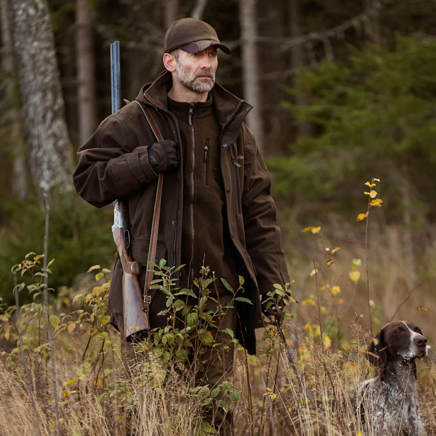 Deerhunter PRO Gamekeeper Jacke Herren (Peat)< Outdoor- & Angel-Jacken