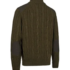 Deerhunter Randall ½-Zip Strickpullover Herren (Art Green)< Angelpullover & -Strickjacken