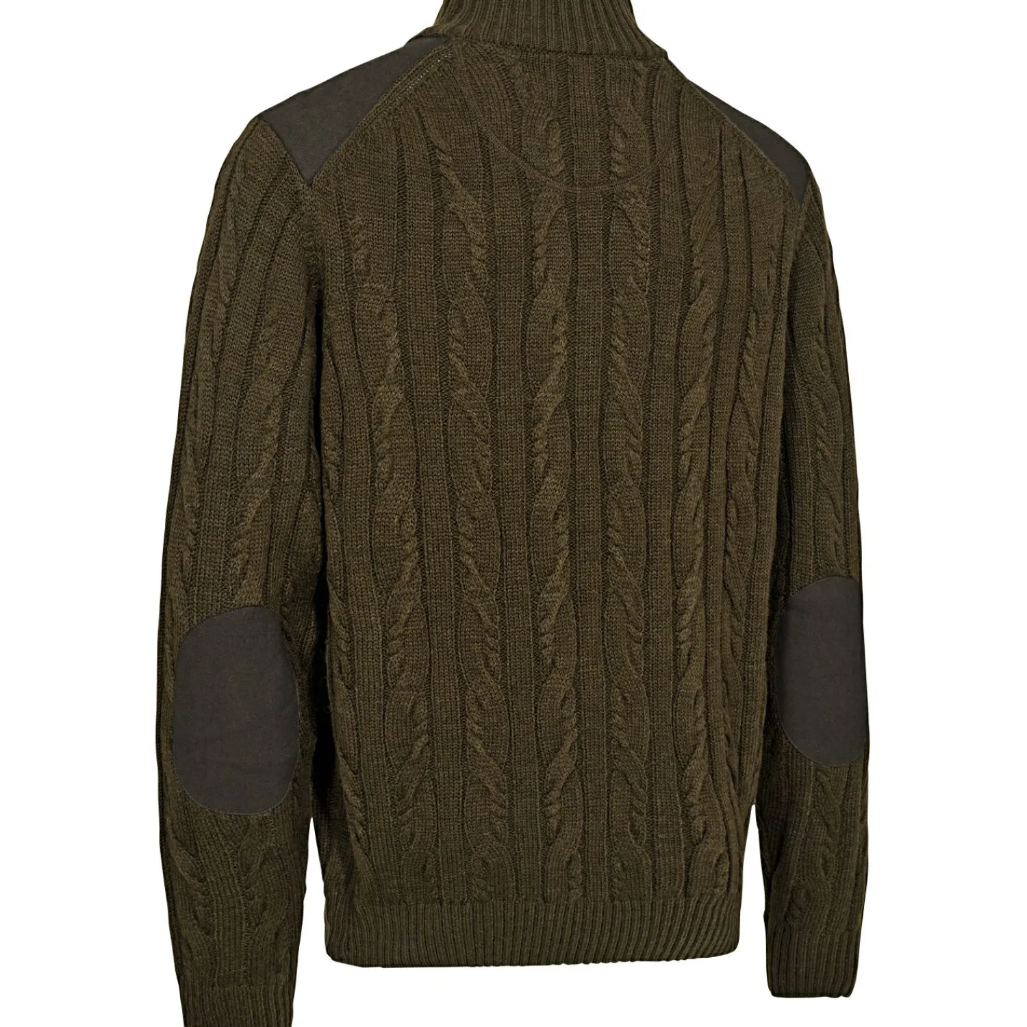 Deerhunter Randall ½-Zip Strickpullover Herren (Art Green)< Angelpullover & -Strickjacken