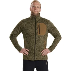 Deerhunter Sarek Strickjacke Herren (Butternut Melange)< Outdoor- & Angel-Jacken