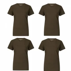 Deerhunter Strykari 4er-Pack T-Shirts Damen (Adventure Green)<Damen Damen Angelshirts & -Oberteile