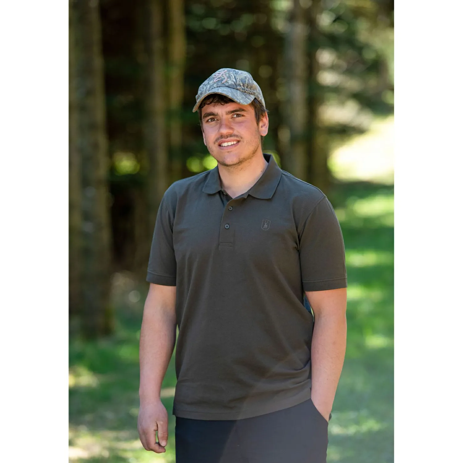 Strykari 2er-Pack Polo-Shirts Herren (Adventure Green) Angel-Poloshirts & Langarmshirts