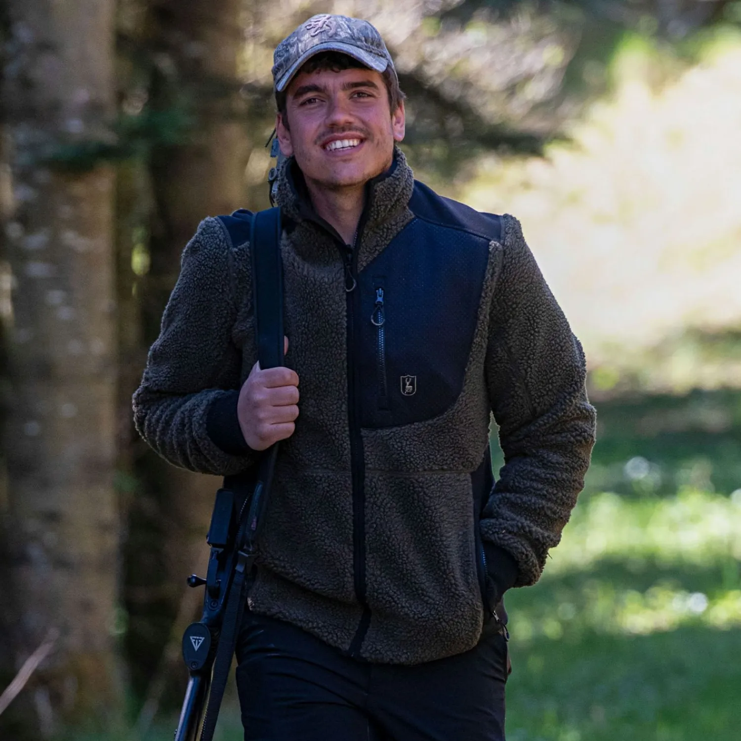 Sale Strykari Faserpelzjacke Herren (Adventure Green) Outdoor- & Angel-Jacken