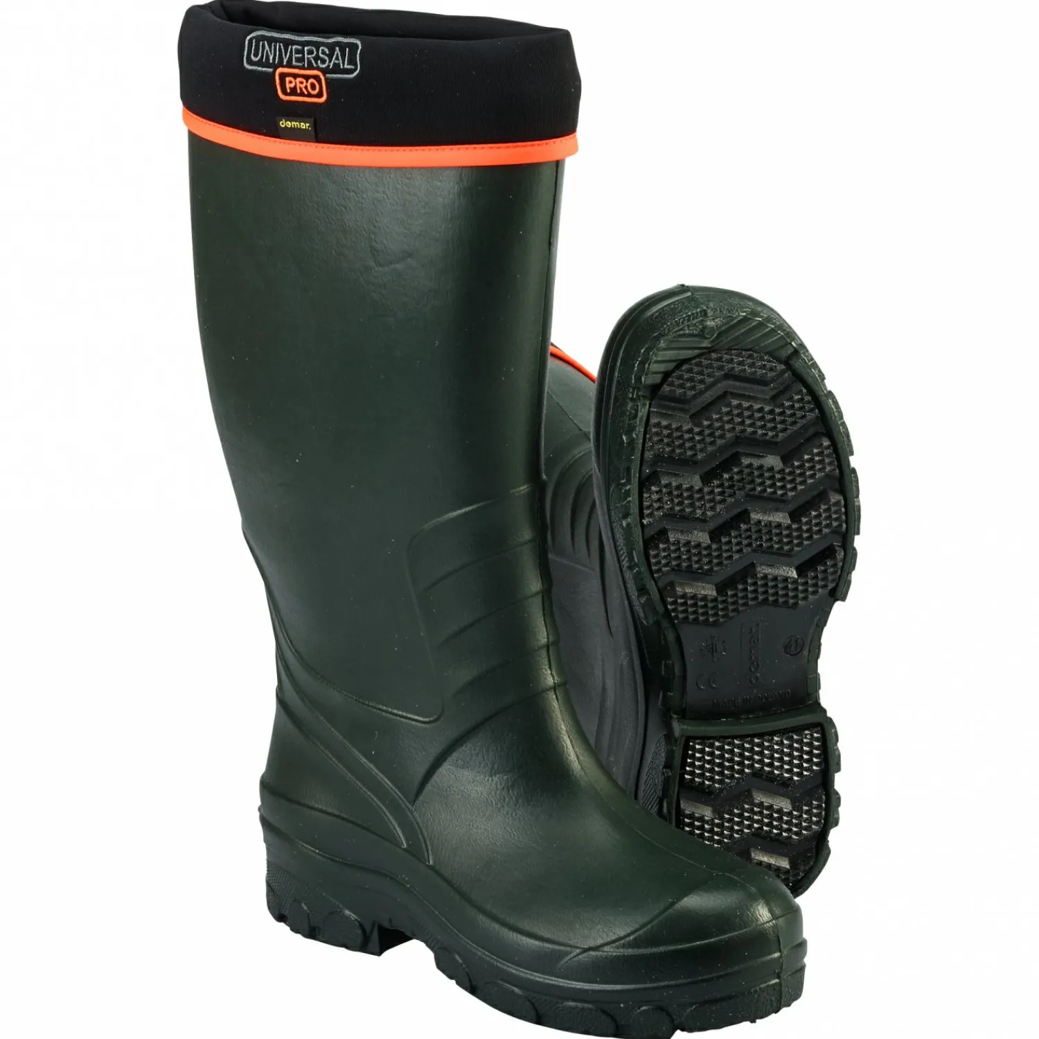 demar New Universal Pro Rainy Boots Herren (Grün)< Angel-Gummistiefel & Neoprenstiefel