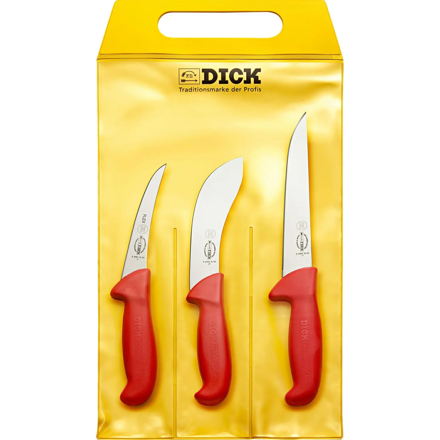 Dick Messerset Jagd Indoor (3-tlg.)< Angelmesser·Taschen- & Multifunktionsmesser