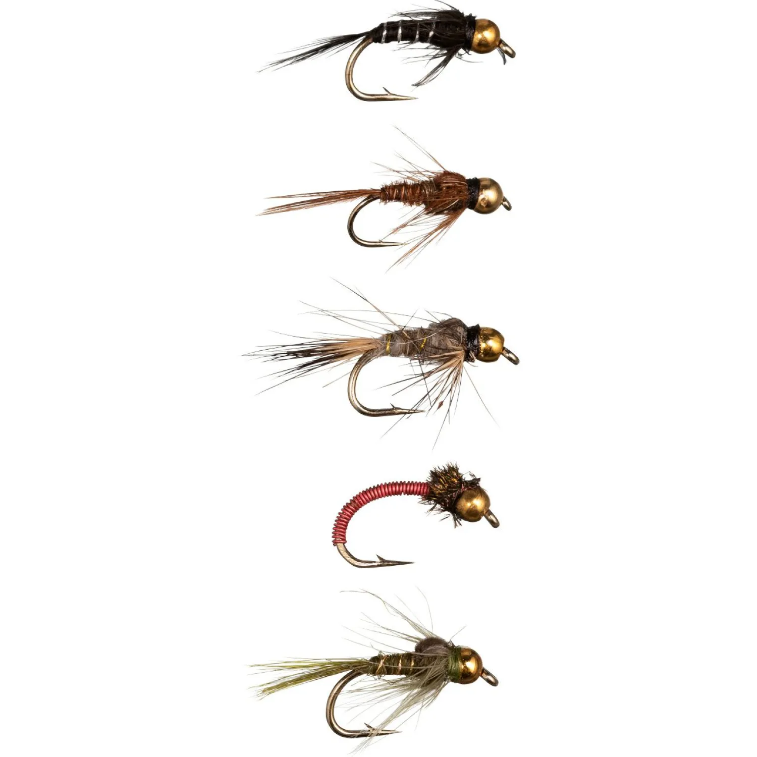 Outlet Fliegensortiment Fly Goldkopf Nymphen Set Fliegen|Fliegen ·Nymphen