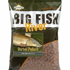 Dynamite Big Fish River Barbel Pellets Pre-Drilled< Friedfischfutter|Friedfischangeln-Zubehör