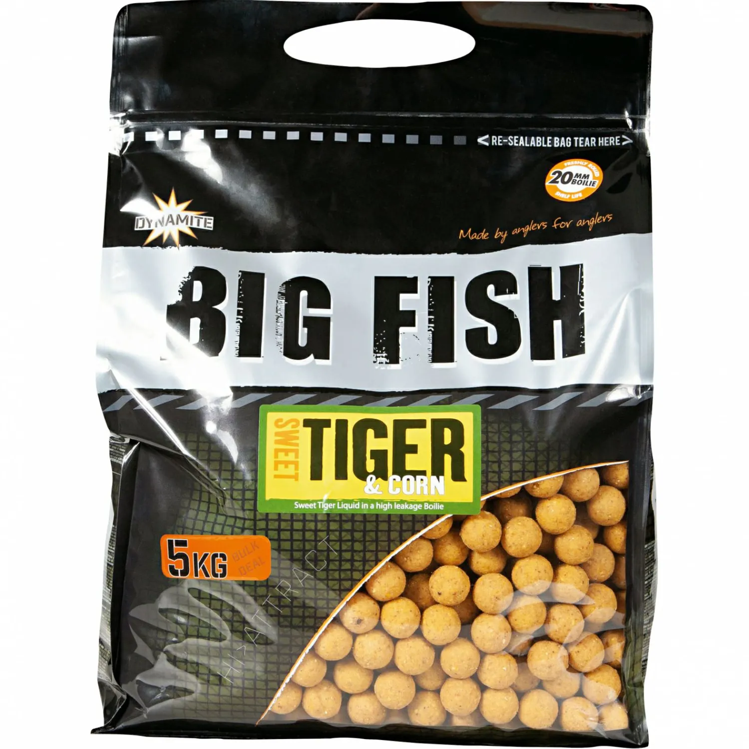 Dynamite Boilies Sweet Tiger & Corn (Ø 15 mm)< Karpfenfutter·Boilies & Popup Boilies|Karpfenfutter