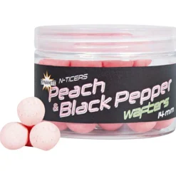Dynamite N-Ticers Hookbaits (Peach & Black Pepp/Rosa)< Karpfenfutter·Boilies & Popup Boilies|Karpfenfutter