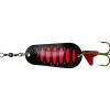 Effzett Blinker Standard Spoon (Fluo Red/Black UV)< Blinker|Raubfischangeln Kunstköder