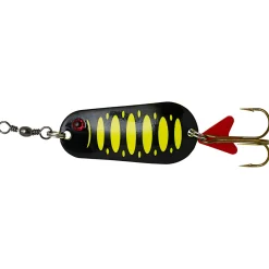 Blinker Standard Spoon (Fluo Yellow/Black UV) Blinker|Raubfischangeln Kunstköder