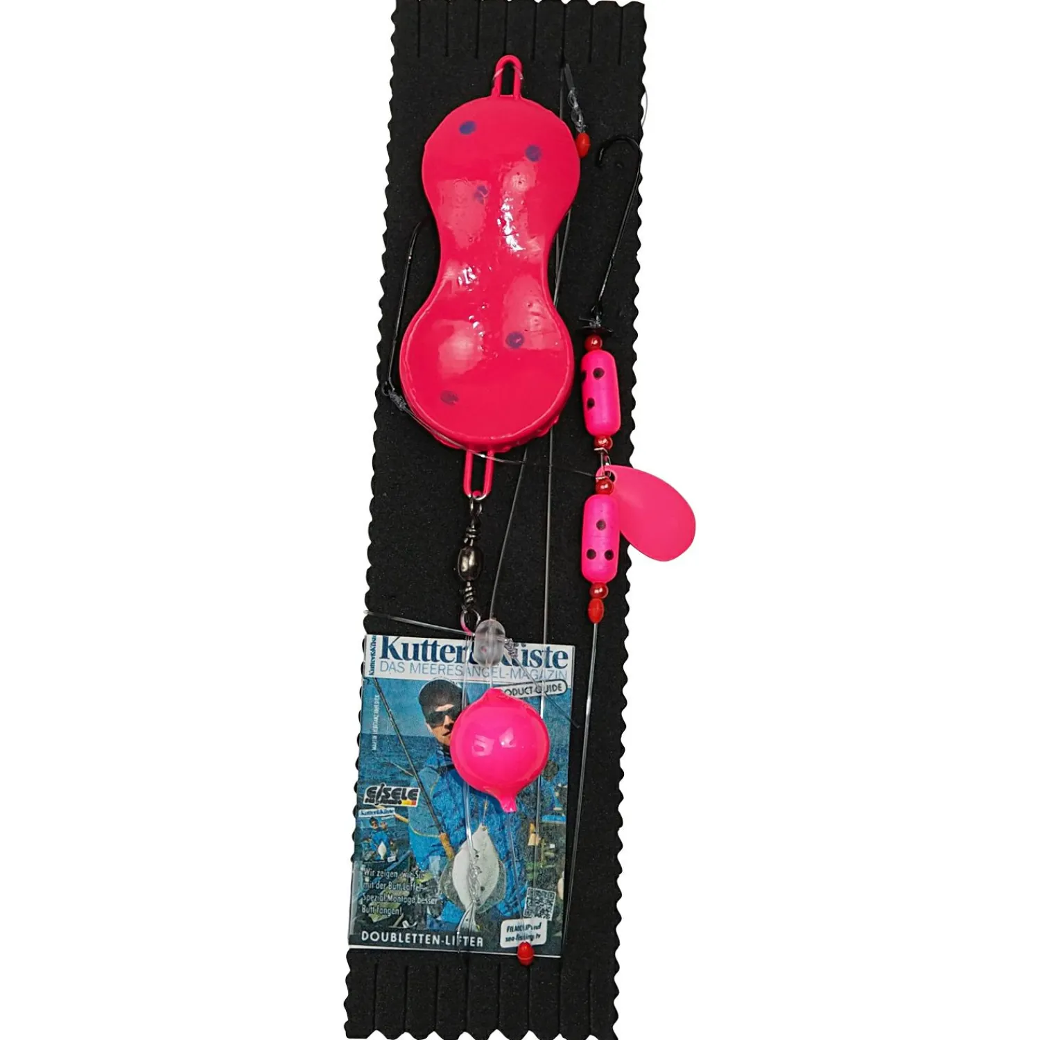 Clearance Flounder - Doublette - Lifter (pink) Meeresköder ·Plattfischangeln-Zubehör|Meeresköder