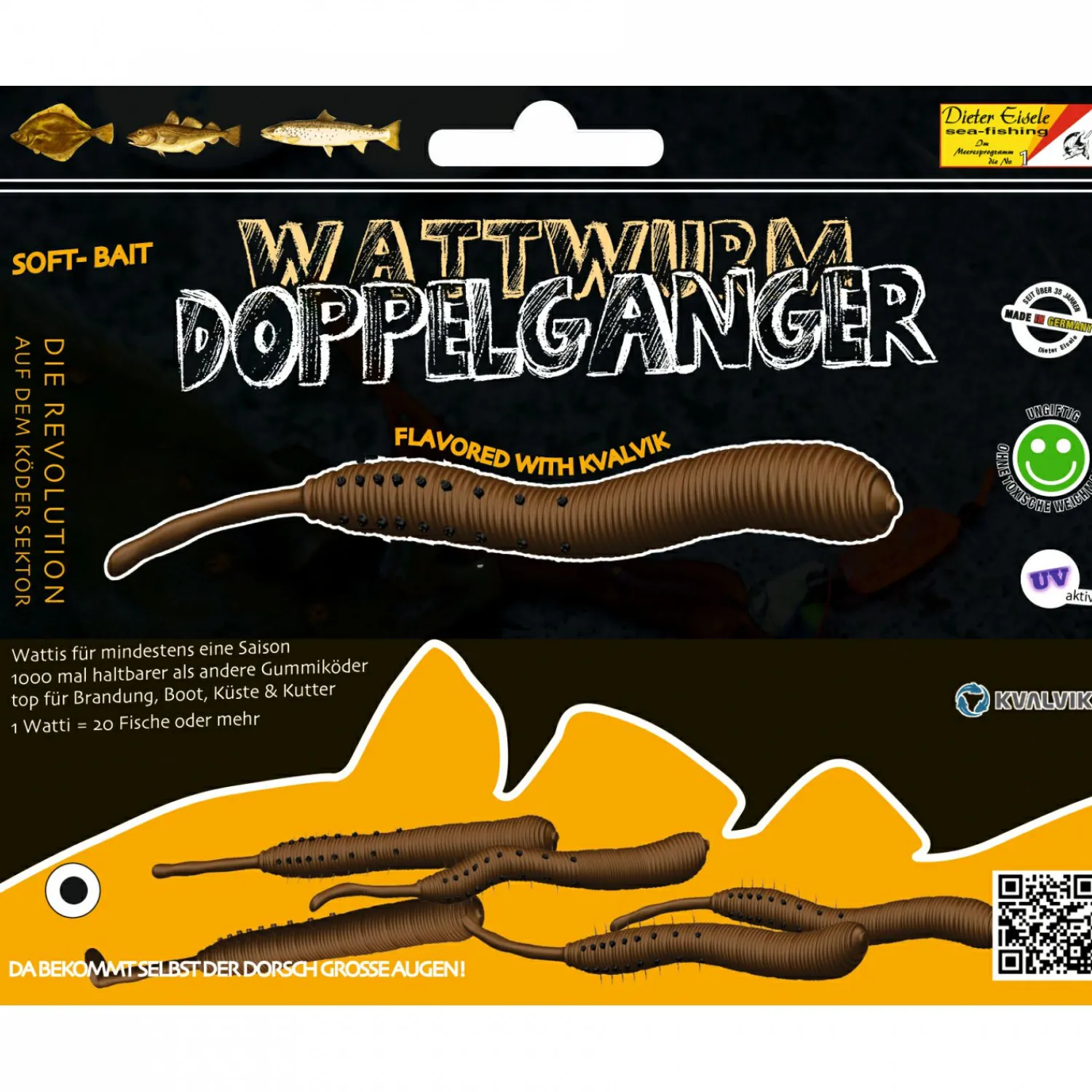 Eisele Soft Bait Wattwurm Doppelgänger< Raubfischangeln Kunstköder|Eisele Meeresprogramm