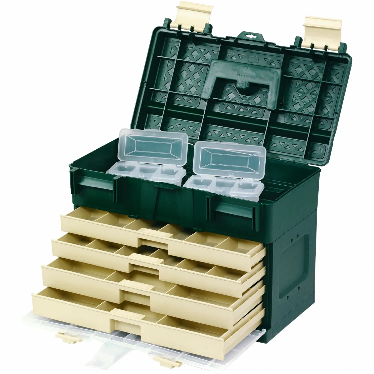 Outlet Gerätebox (4-Schub) Angelkoffer & Angelboxen ·Angelkoffer