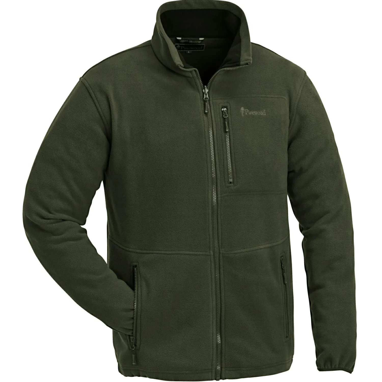 Pinewood Finnveden Fleece Jacket Herren (Green)< Outdoor- & Angel-Jacken