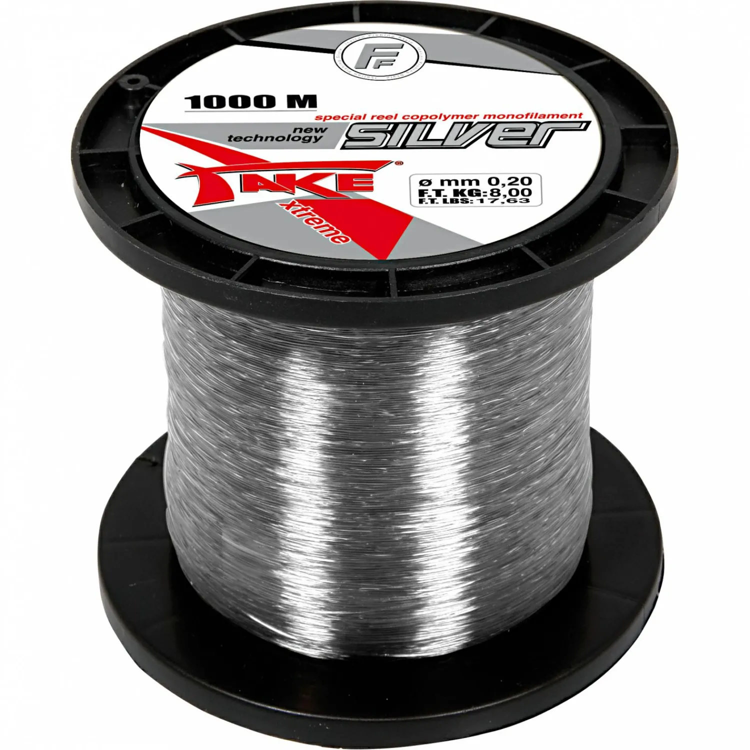 Fishing Ferrari Angelschnur Take Silver (transparent, 1.000 m)< Monofile Schnüre