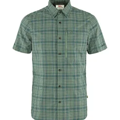 Discount Fjällräven Abisko Hike Shirt SS M Herren (Arctic Green/Patina Green) Outdoor- & Angelhemden