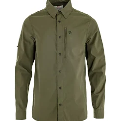 Clearance Fjällräven Abisko Hike Shirt LS M Herren (Laurel Green) Outdoor- & Angelhemden