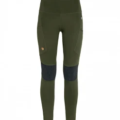 Fju00e4llru00e4ven Fjällräven Abisko Trekking Tights HD W Damen (Deep Forest)<Damen Damen Angelhosen