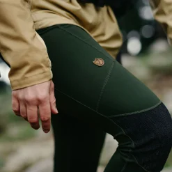 Fju00e4llru00e4ven Fjällräven Abisko Trekking Tights HD W Damen (Deep Forest)<Damen Damen Angelhosen