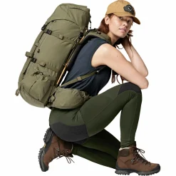 Fju00e4llru00e4ven Fjällräven Abisko Trekking Tights HD W Damen (Deep Forest)<Damen Damen Angelhosen
