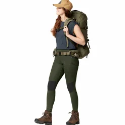 Fju00e4llru00e4ven Fjällräven Abisko Trekking Tights HD W Damen (Deep Forest)<Damen Damen Angelhosen