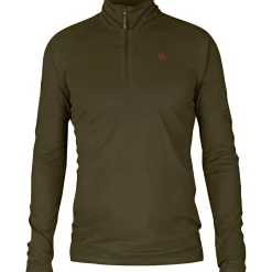 Best Fjällräven Keb Pine Half Zip M Herren (Dark Olive) Angelpullover & -Strickjacken