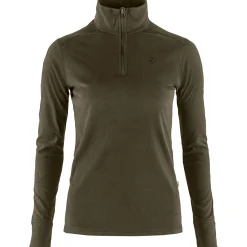 Online Fjällräven Keb Skare Half Zip W Damen (Dark Olive) Damen Damen Angelshirts & -Oberteile