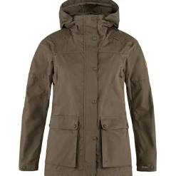 Fju00e4llru00e4ven Fjällräven Lappland Forest Hybrid Jacket W Damen (Dark Olive)<Damen Damen Angeljacken & -Westen