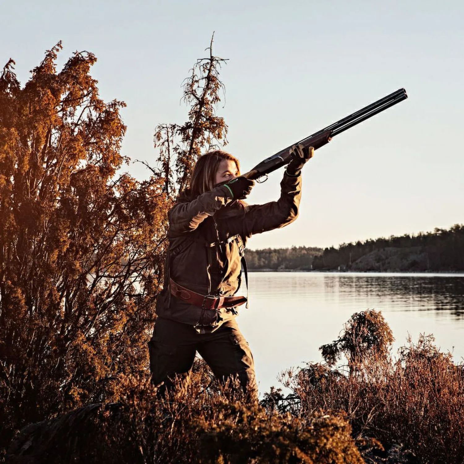 Fjällräven Lappland Forest Hybrid Jacket W Damen (Deep Forest) Damen Damen Angeljacken & -Westen