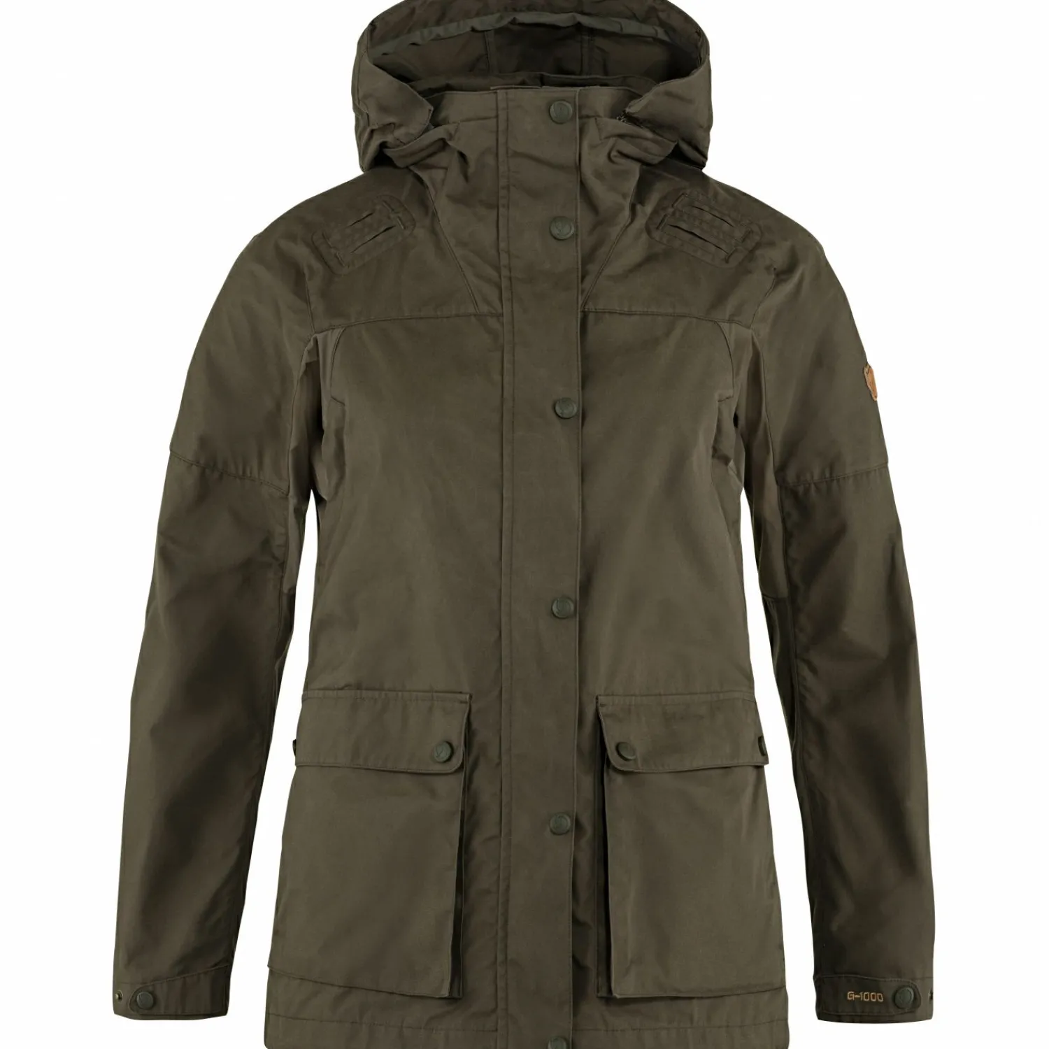 Fjällräven Lappland Forest Hybrid Jacket W Damen (Dark Olive) Damen Damen Angeljacken & -Westen