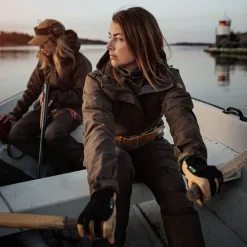 Fjällräven Lappland Forest Hybrid Jacket W Damen (Dark Olive) Damen Damen Angeljacken & -Westen