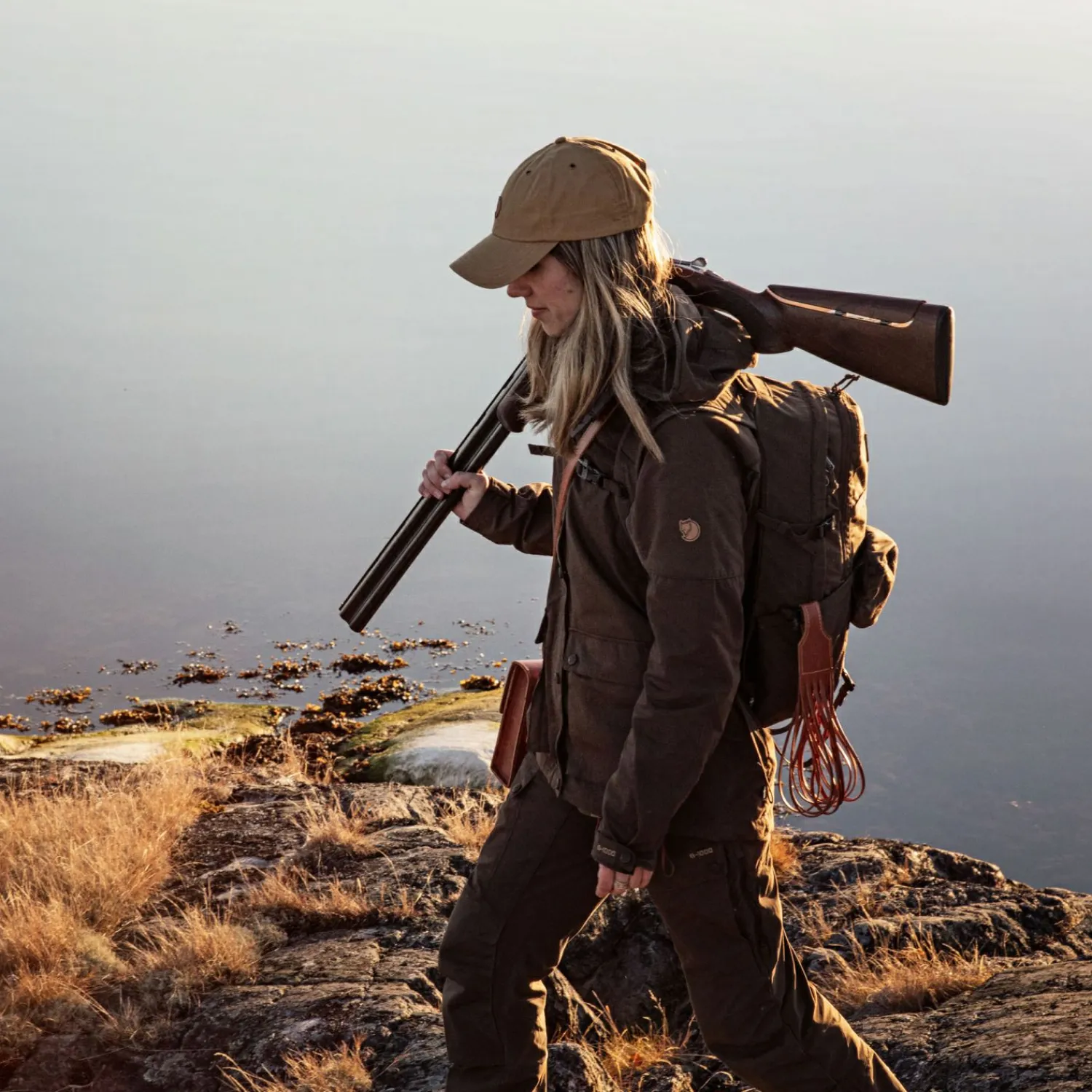 Fjällräven Lappland Forest Hybrid Jacket W Damen (Dark Olive) Damen Damen Angeljacken & -Westen