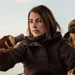 Fjällräven Lappland Forest Hybrid Jacket W Damen (Dark Olive) Damen Damen Angeljacken & -Westen