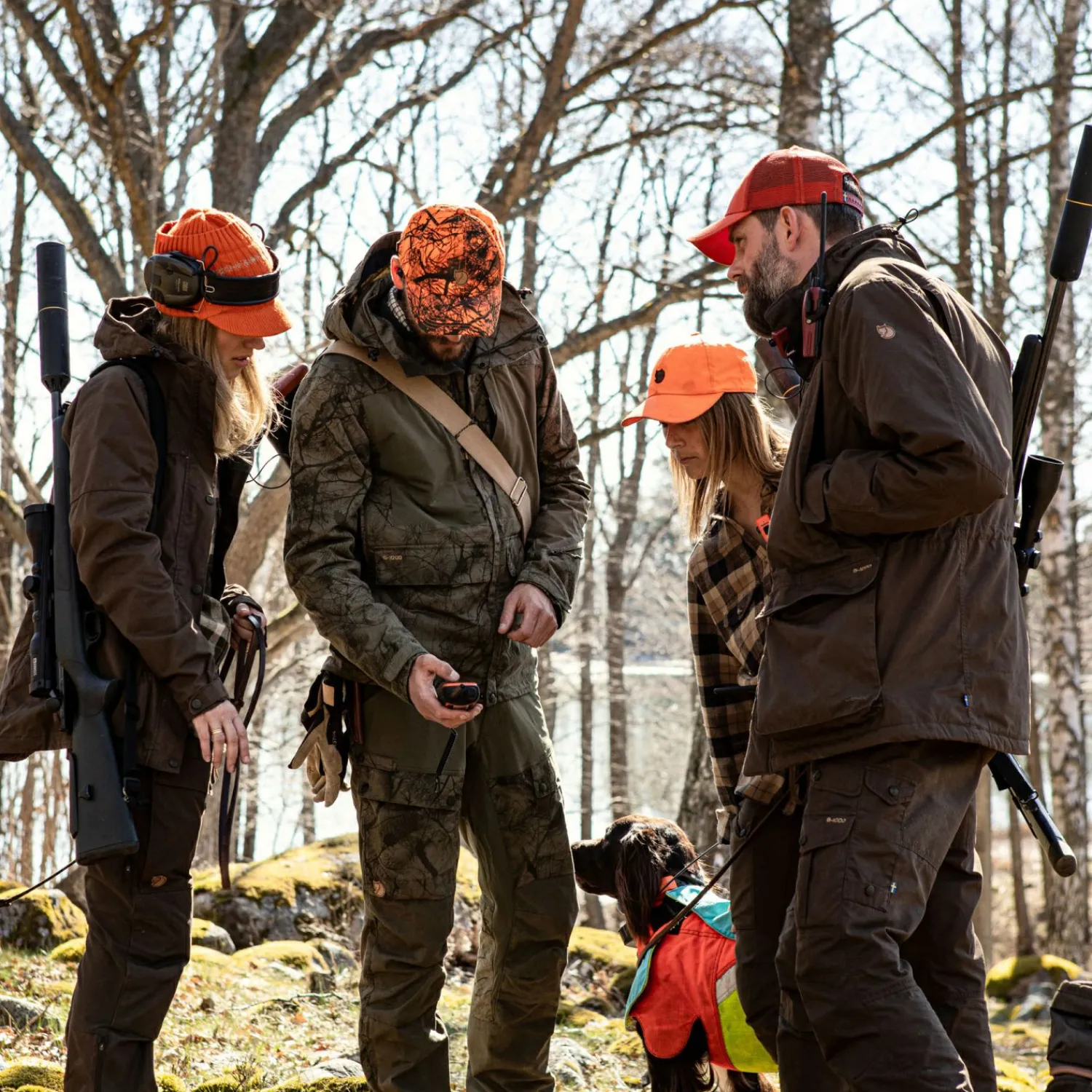 Fjällräven Lappland Forest Hybrid Jacket W Damen (Dark Olive) Damen Damen Angeljacken & -Westen